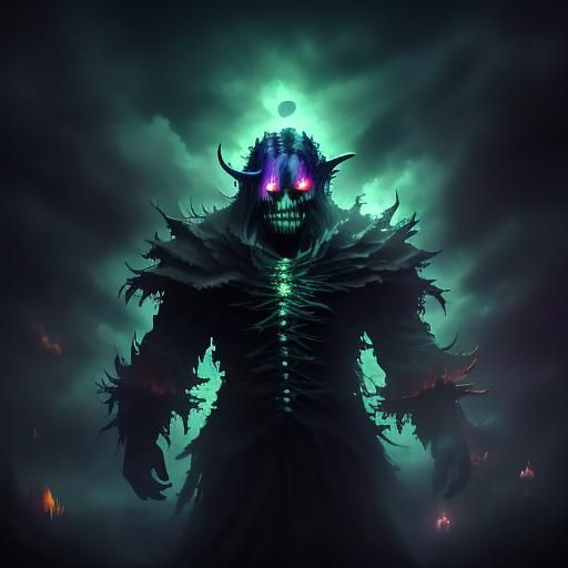 <lora:Spirit World:1.0> Highly Detailed Spooky Creepy Demons...