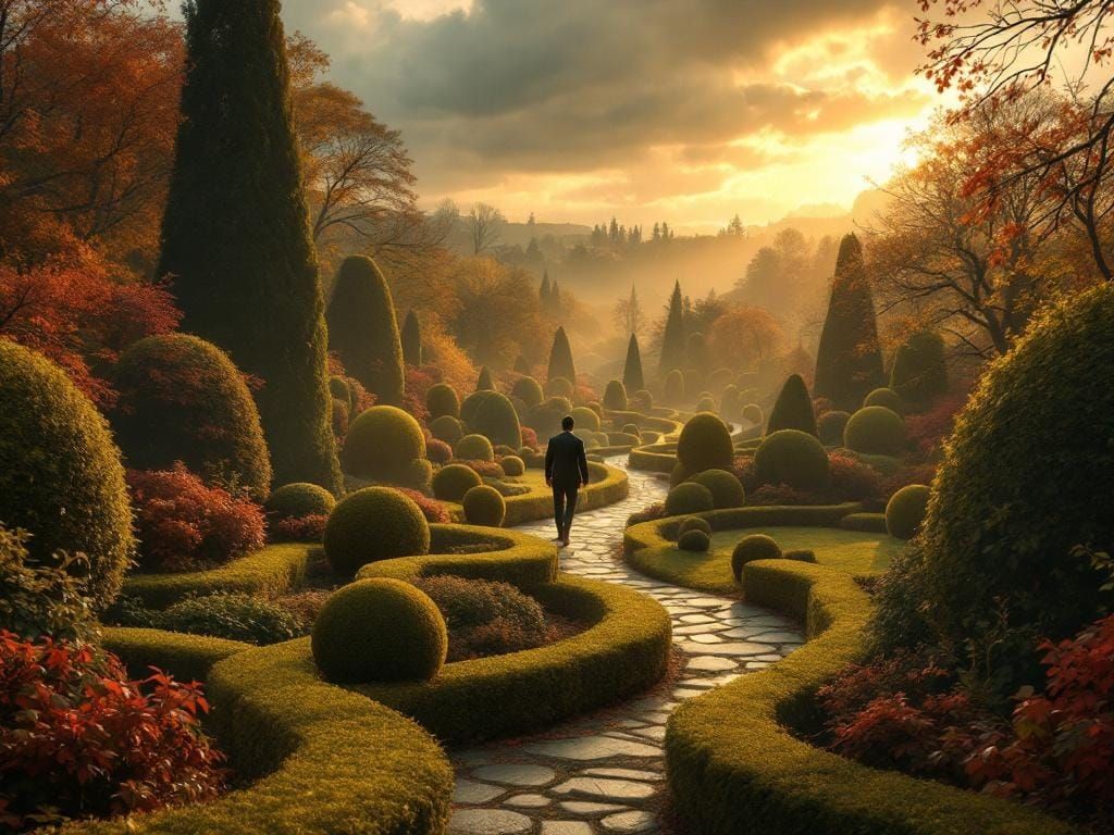 man amidst the bushes