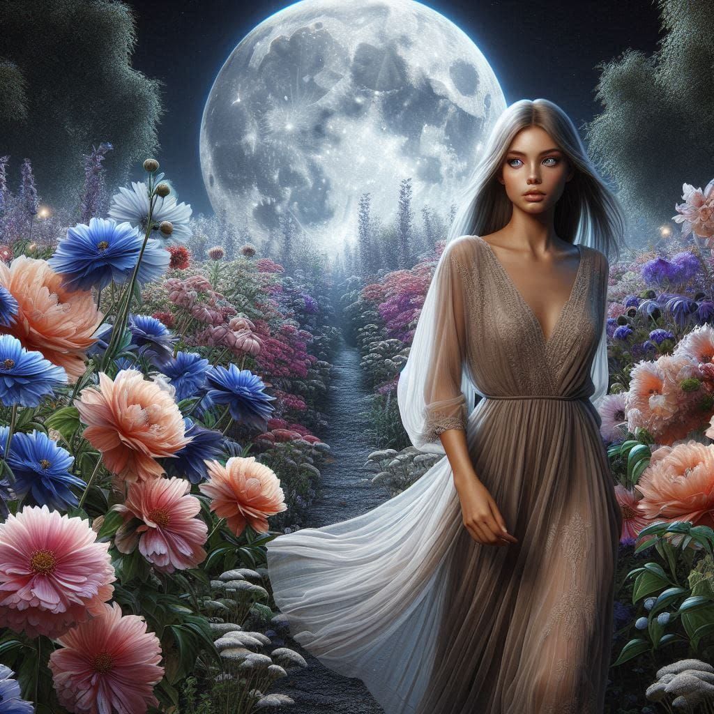 Night Walk in a Garden 4