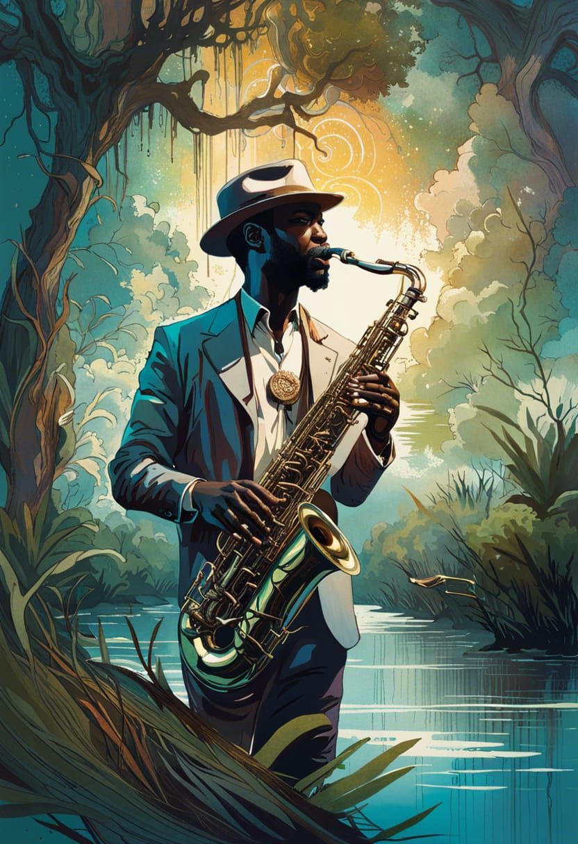 Bayou Blues  by @Artificial Artist