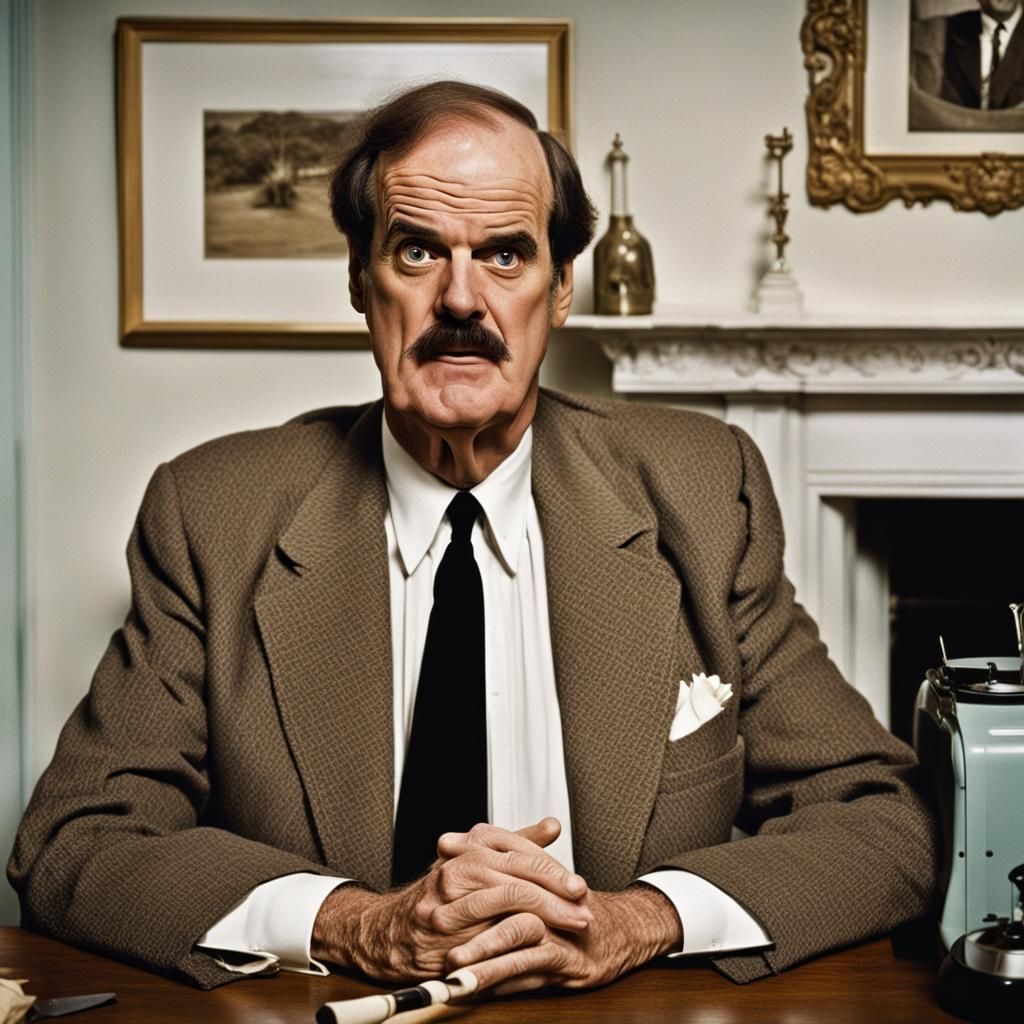 Fawlty Moments A Tribute to Basil 8 AI Generated Artwork NightCafe