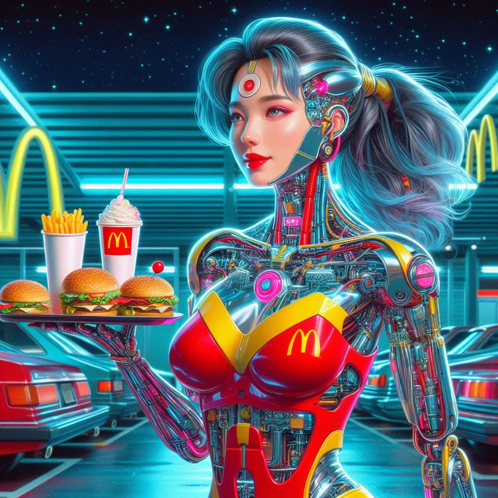 hajime sorayama retro 80s sci-fi futurism cyberpunk space ro...