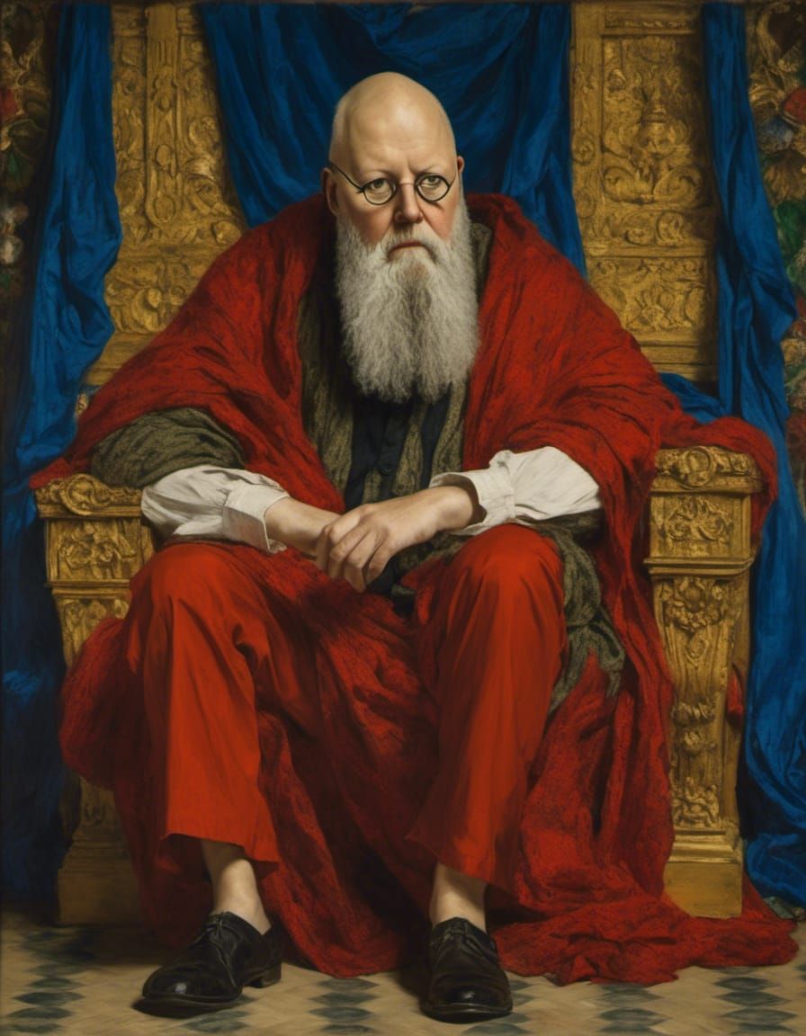 The King Solomon. Autoportrait
