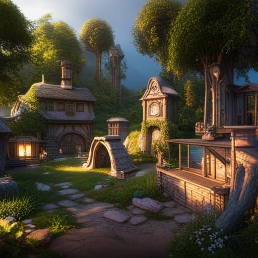 Little fairy town