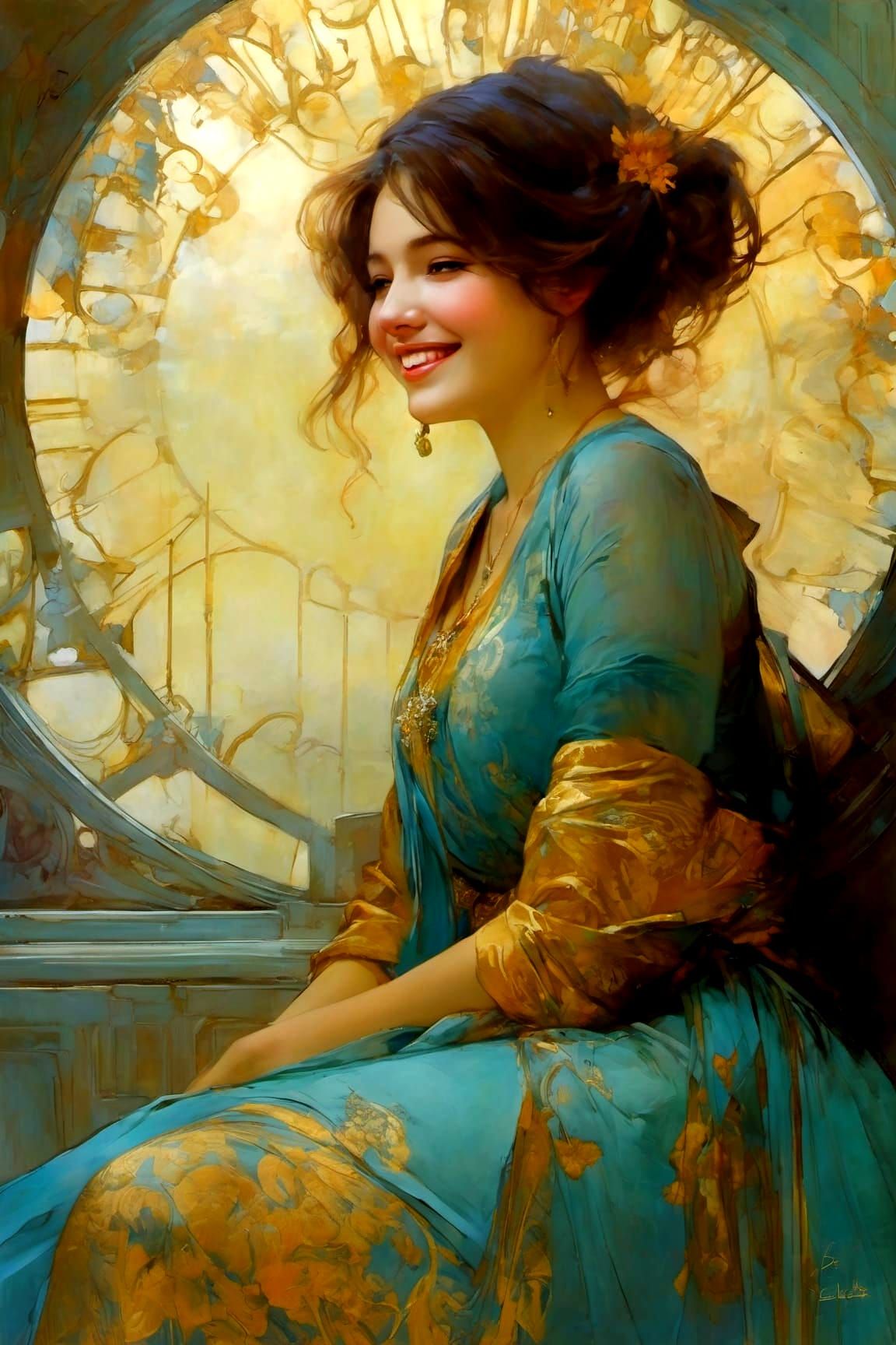 Art Nouveau - SDXL NI Lora Tensor