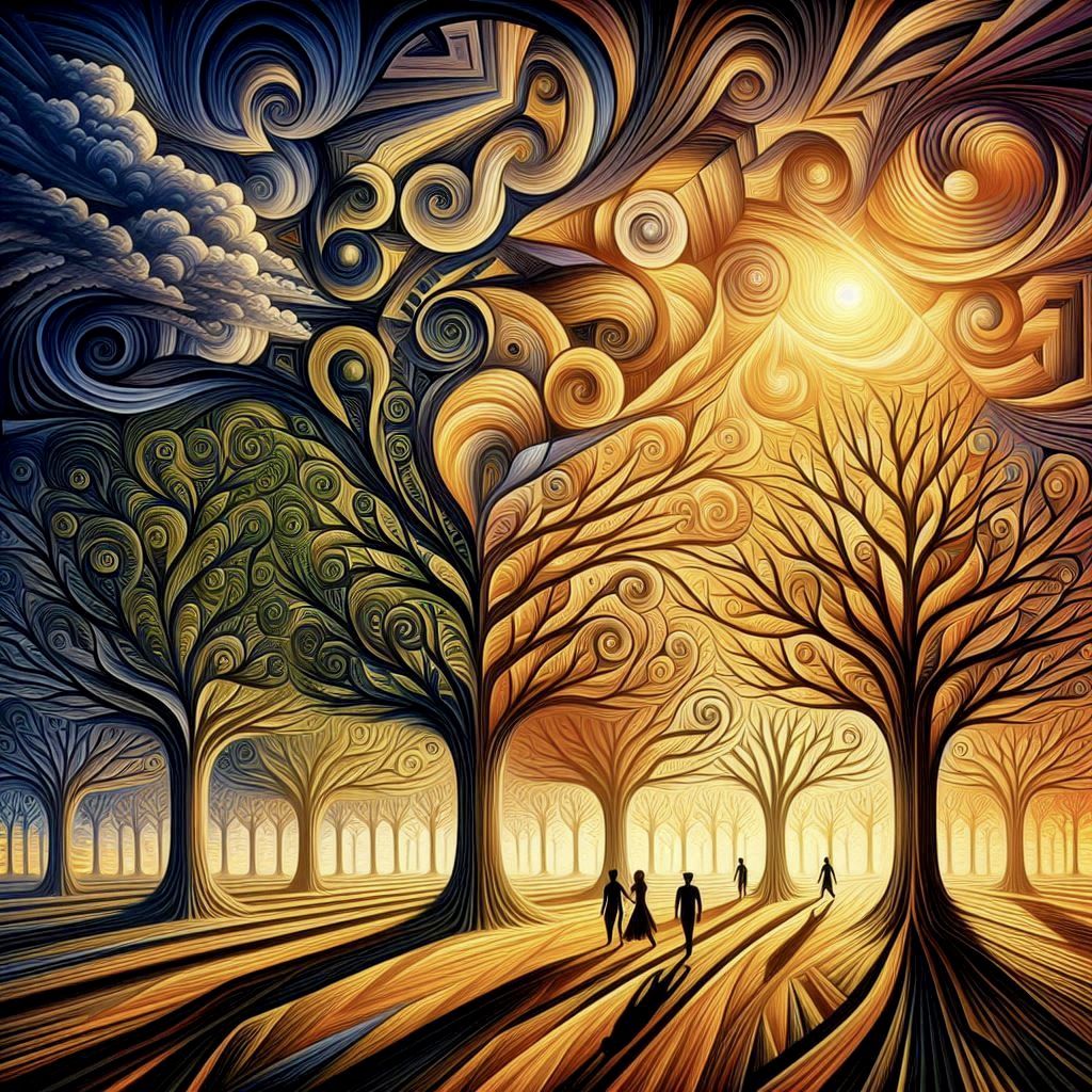 Optical Illusions and Metamorphic Art