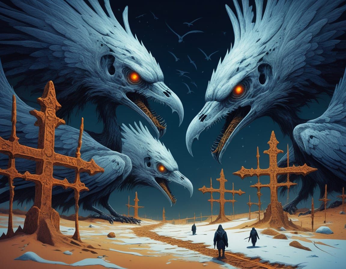 Land of ravenous fossils