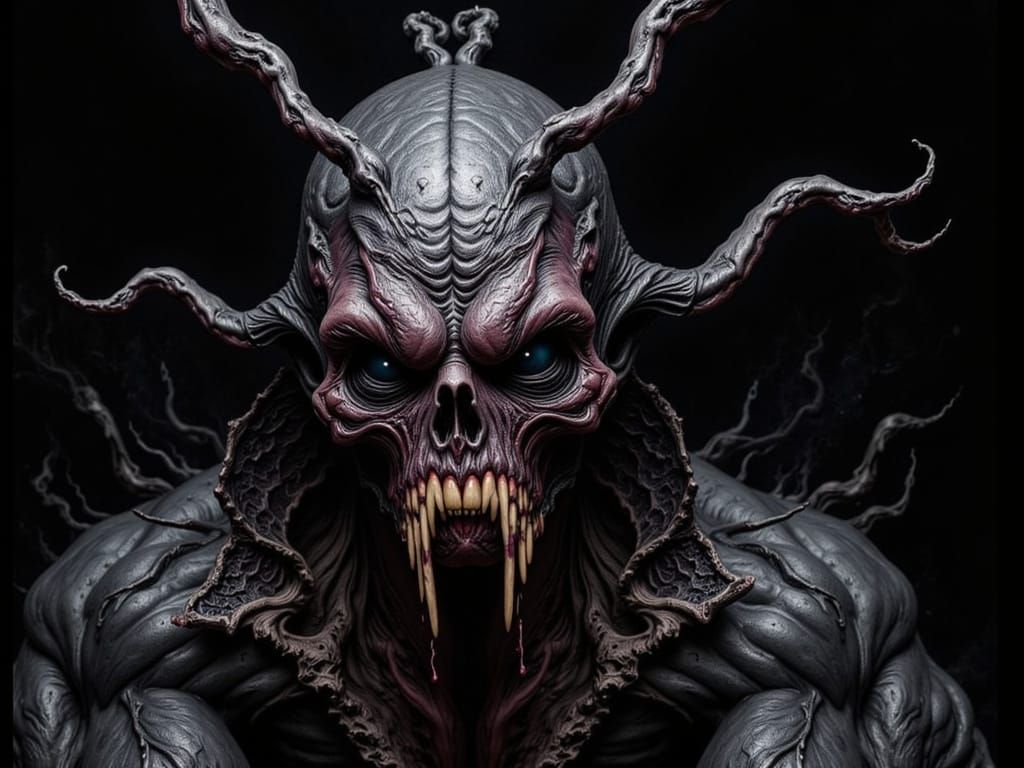 <lora:Ink Blot Horror:1.0> Creature of unfathomable horror