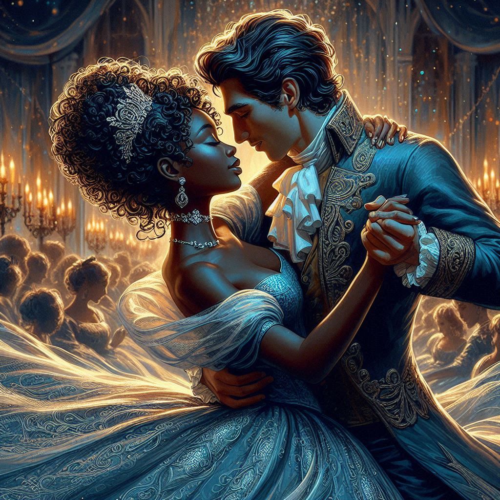 Cinderella at the Ball  by @Queen_Asha