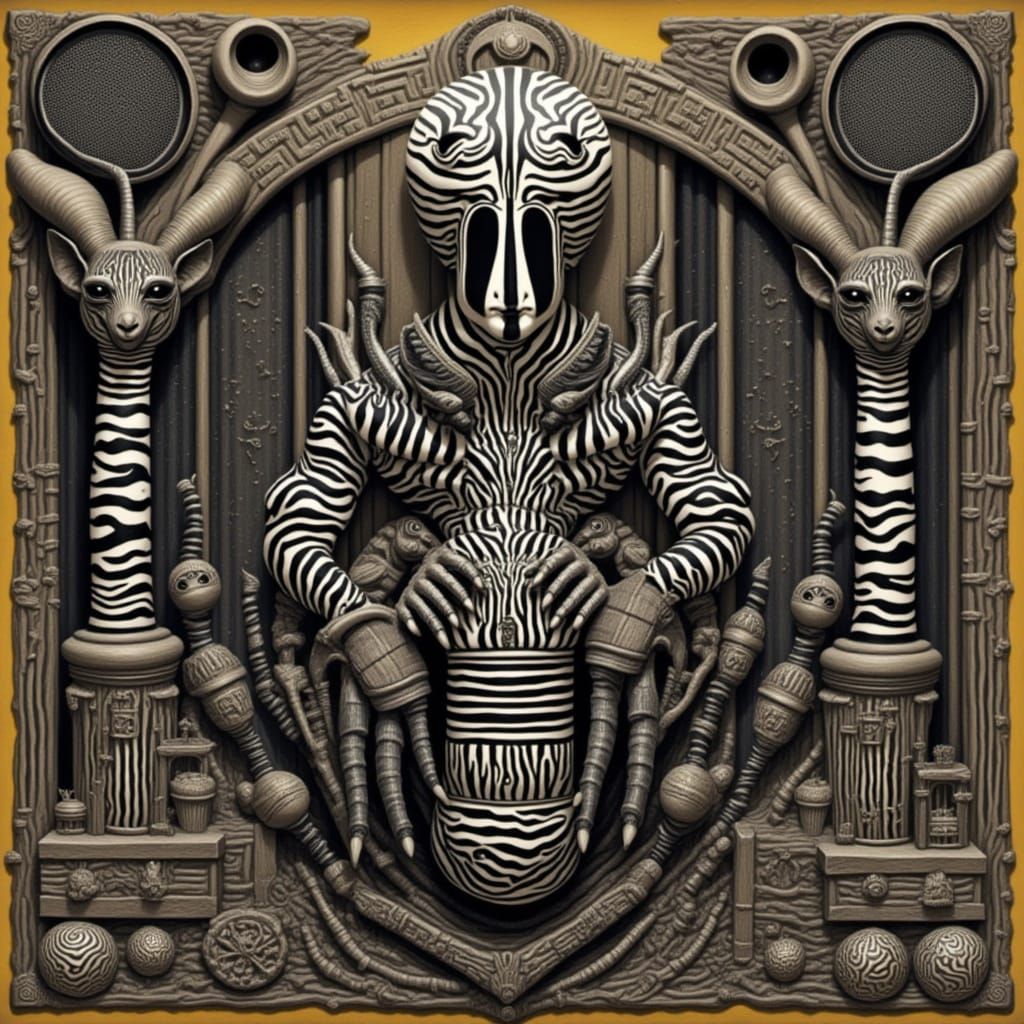 <lora:ZZ ZEBRAPUNK V3:1.0>