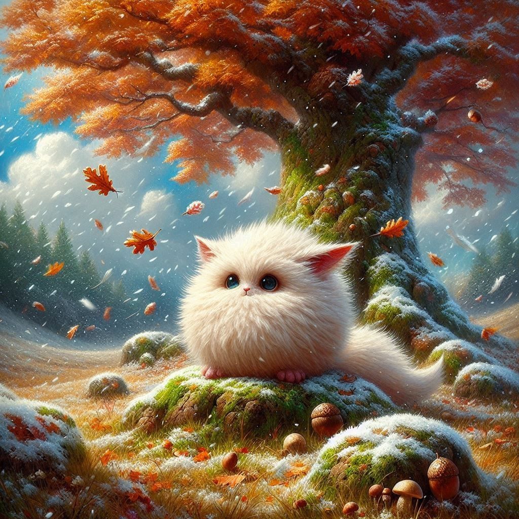 fluff in autumn