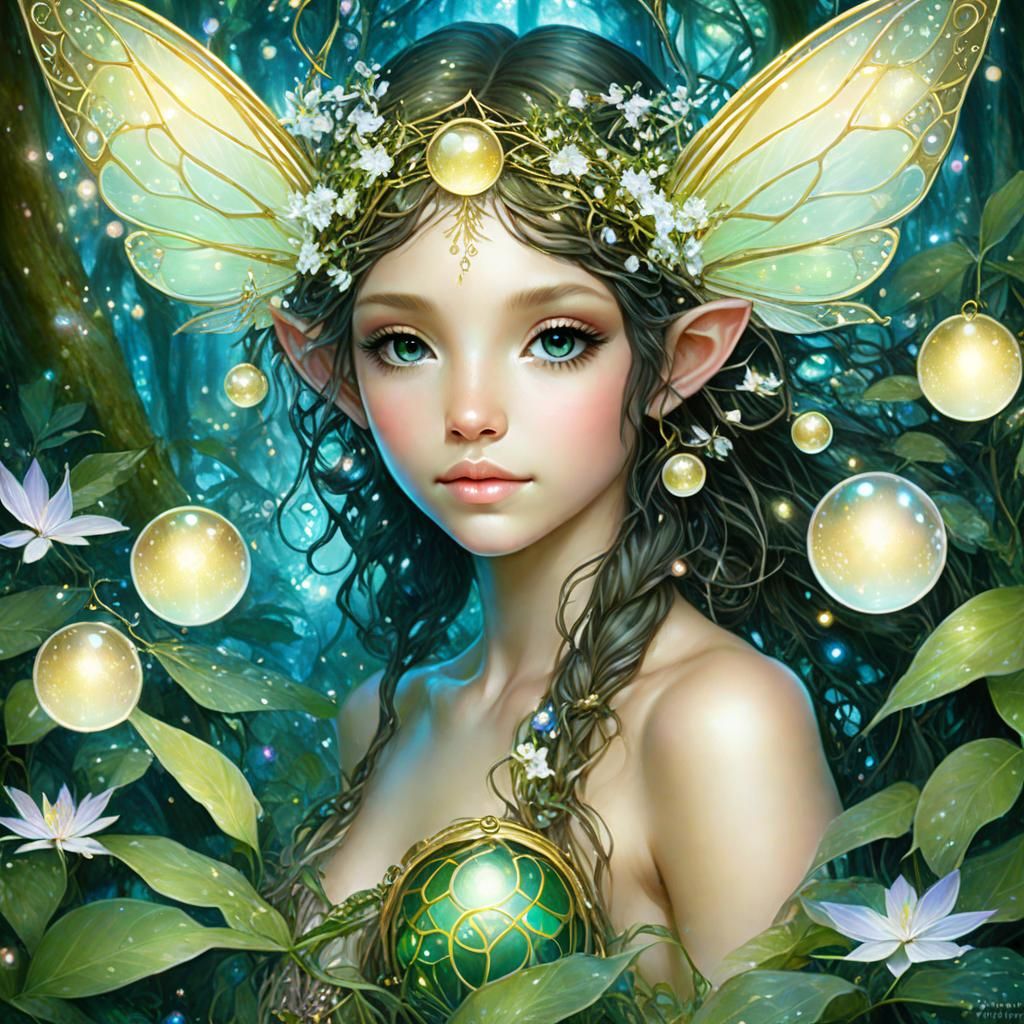 Youthful Forest Pixie - AI Generated Artwork - NightCafe Creator