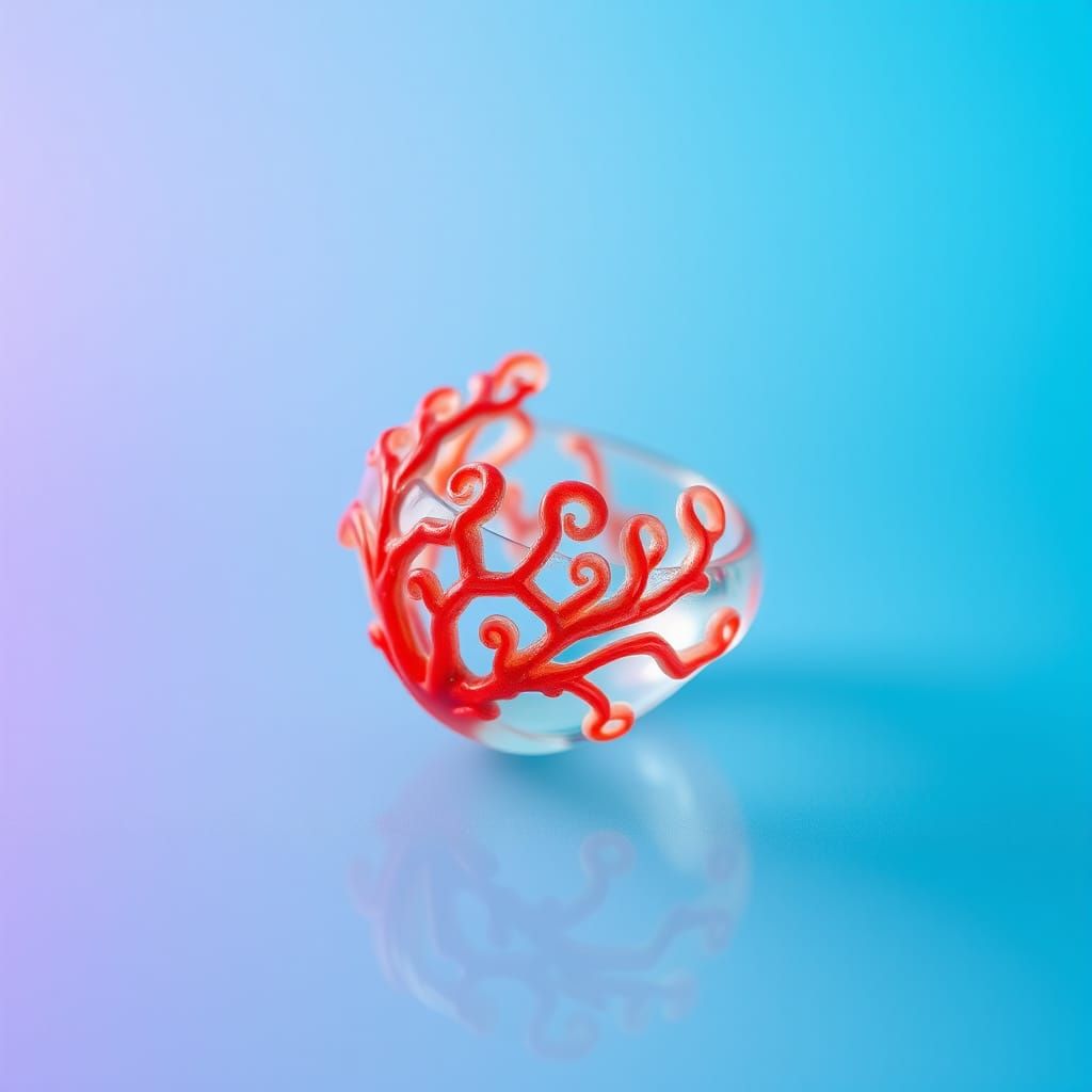 coral ring