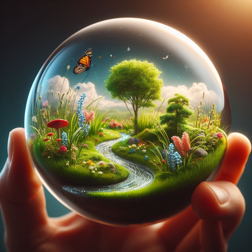Nature Inside Sphere (2)