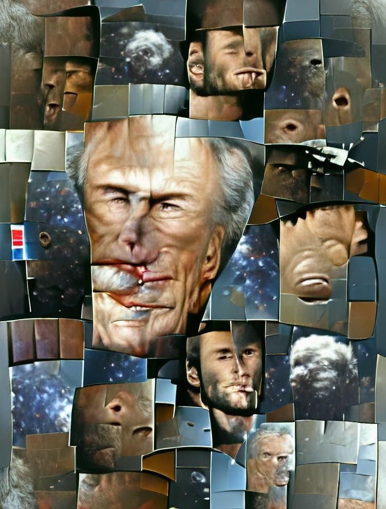 Clint Eastwood's Hubbel Face Telescope