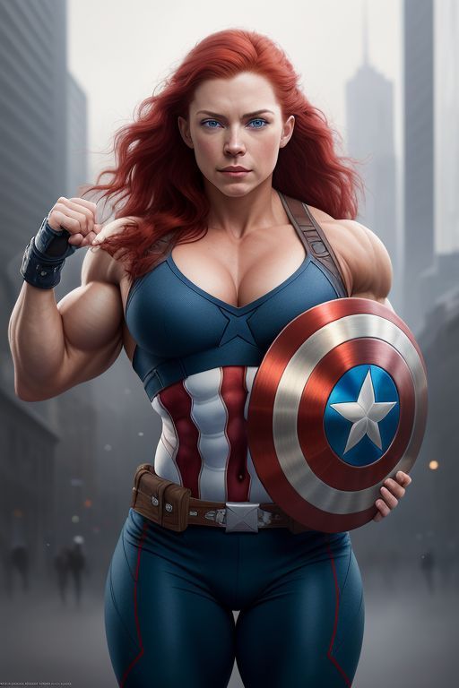 Ms. Captain America Strength