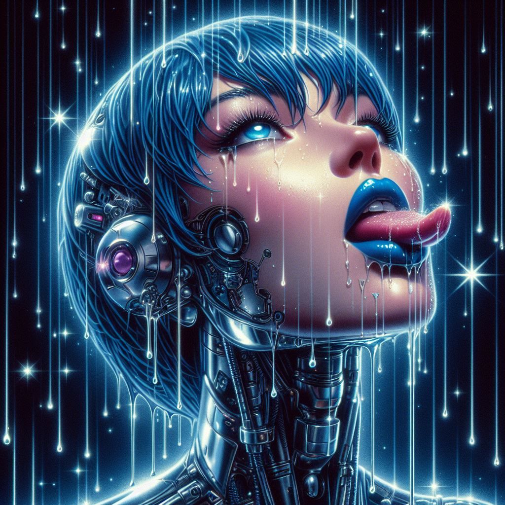 hajime sorayama retro 80s sci-fi futurism cyberpunk space ro...