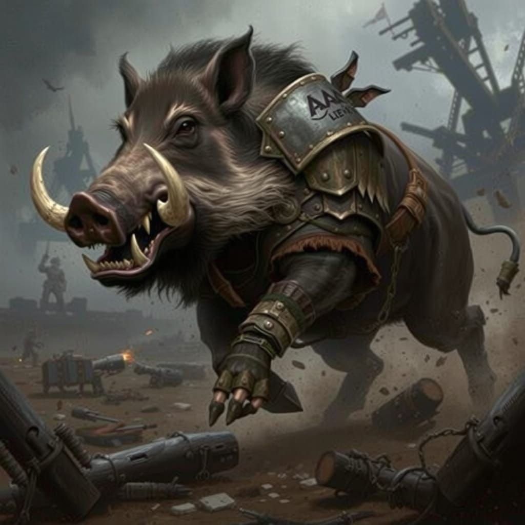 The battle Boar of destruction.