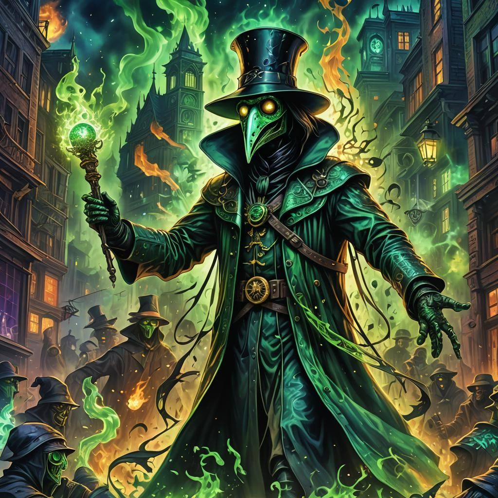 Maddening plague doctor.  by @Dionakin