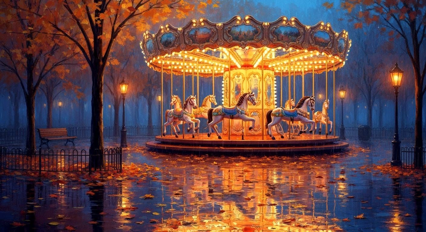 Autumn carousel  by @photon