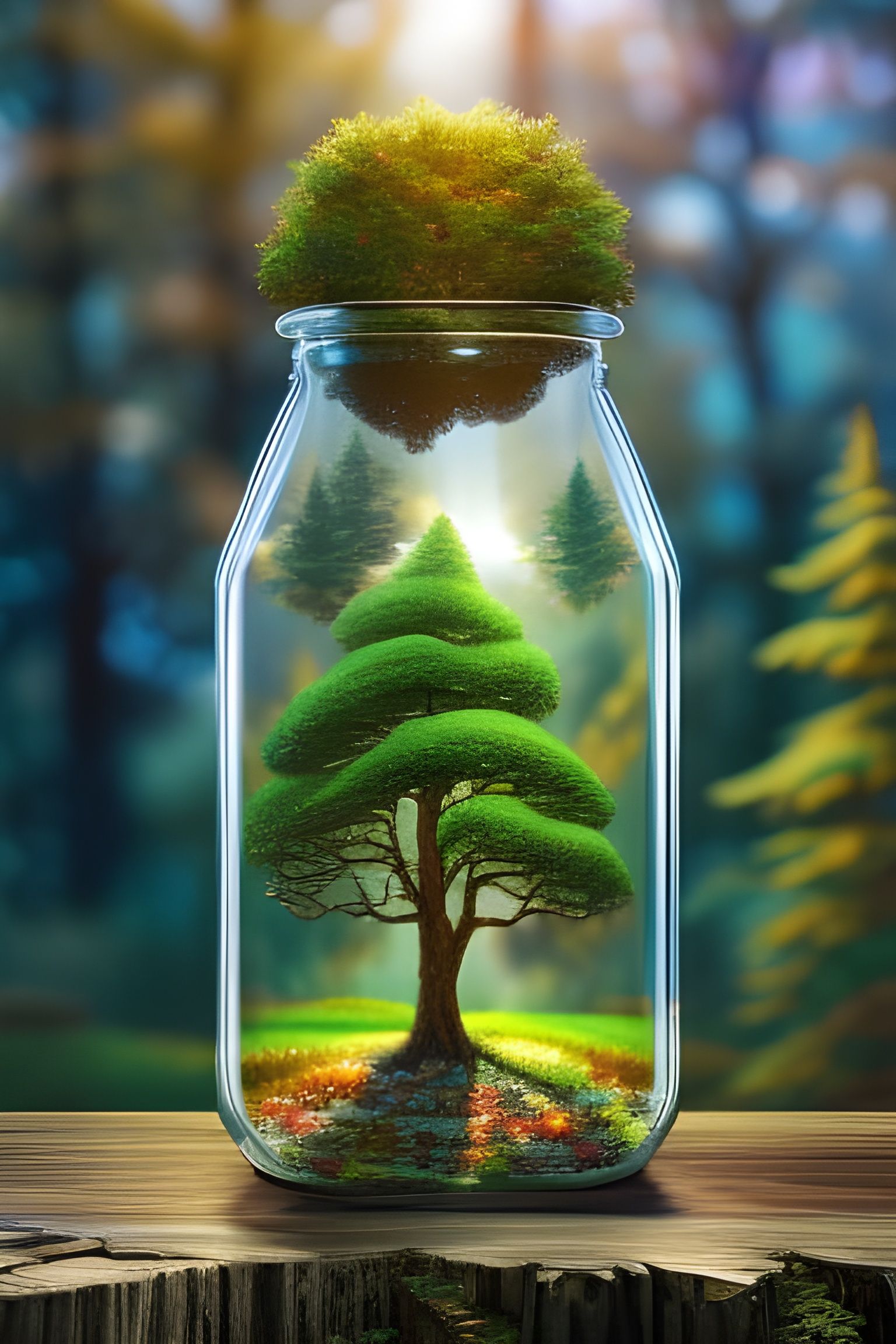 Bottled Tree