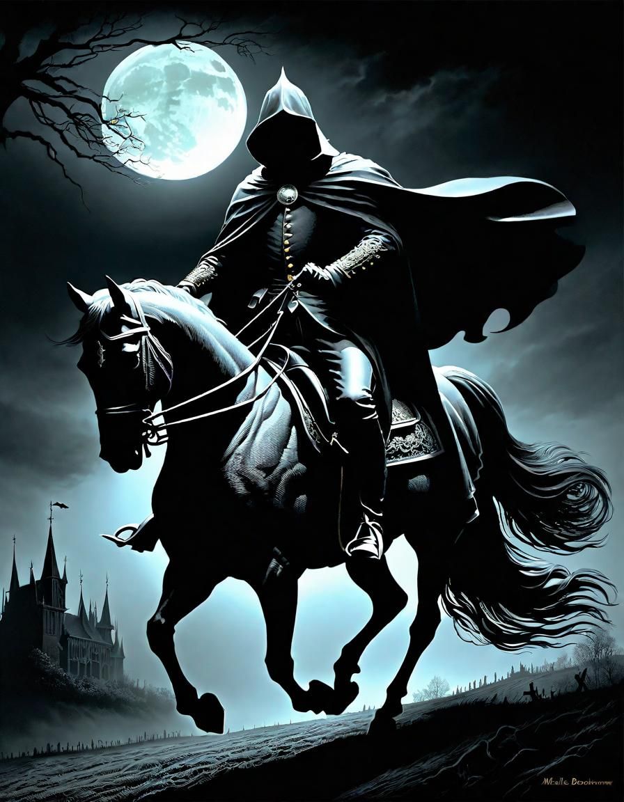 The Headless Horseman (game challenge creation) - AI Generated Artwork ...