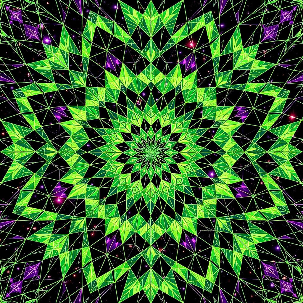 Glittering Kaleidoscope   by @Renee Scattergood