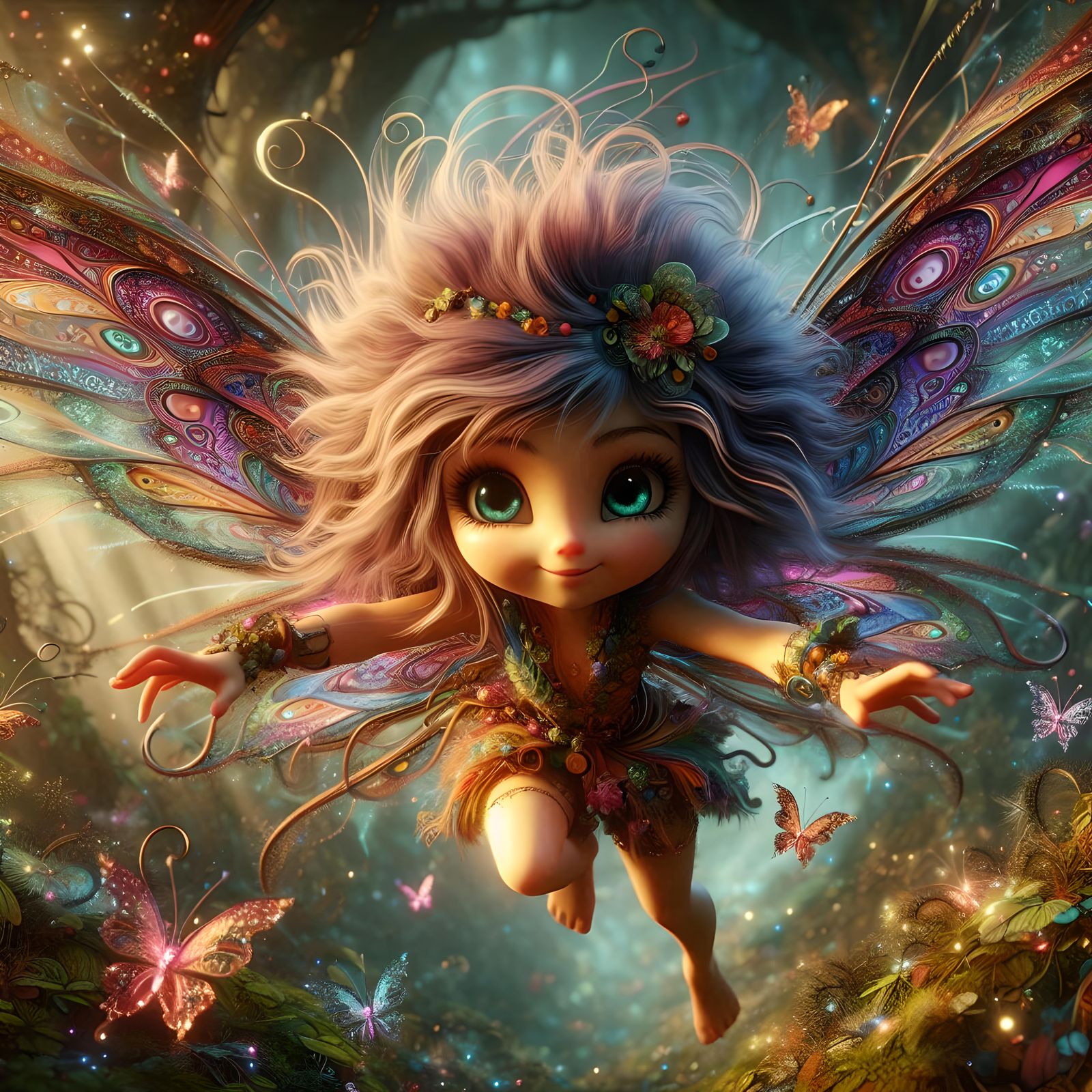 Dannaus- Butterfly pixie