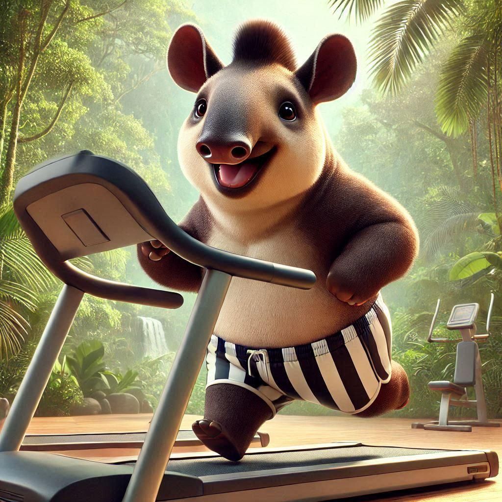 Tapir-roulant!  by @JackKerouac