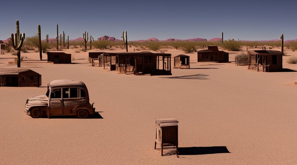 Desert ghost town
