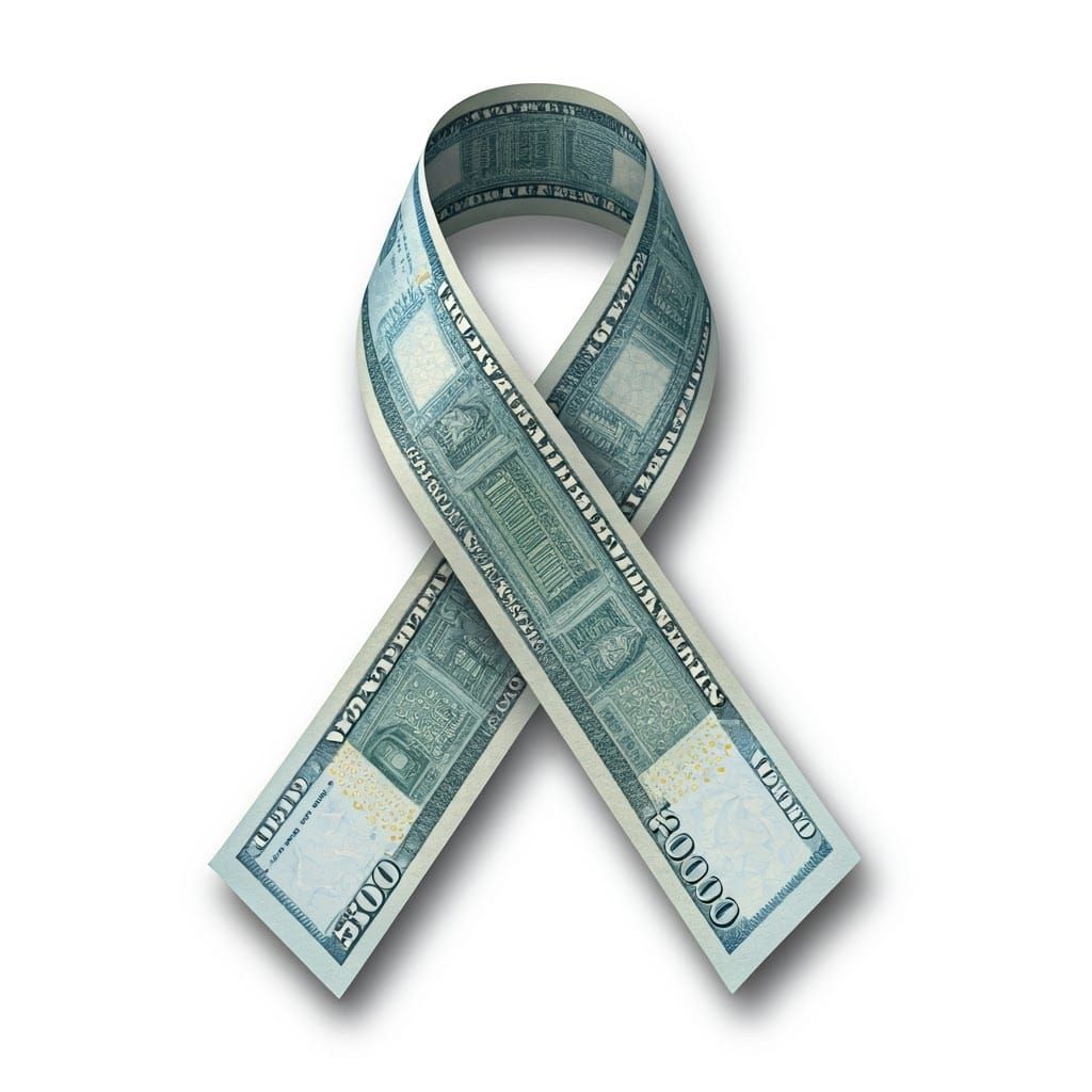 Realistic Banknote Awareness Symbol in Hyperrealist Style