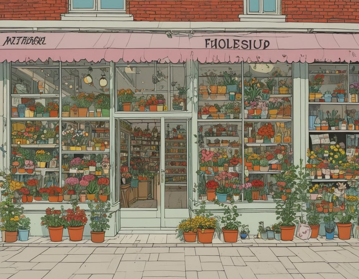 the wonderful flower shop, by Patrick Caulfield and Mattias ...