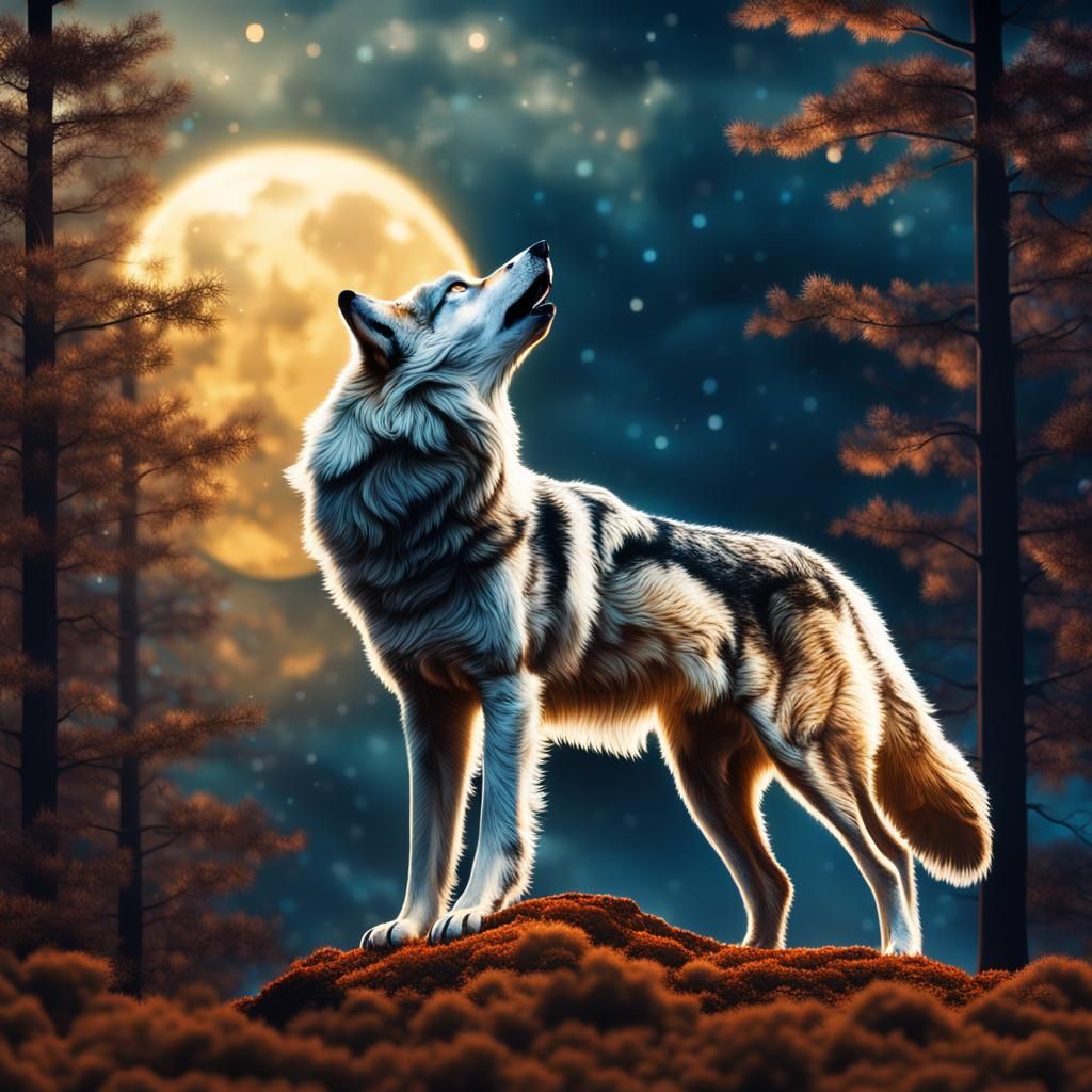 Calling to her pack.   by @strangemagic66