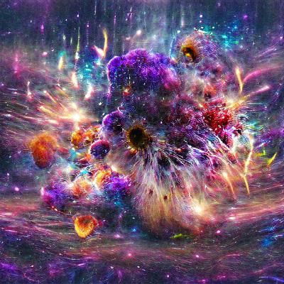 Exploding star - AI Generated Artwork - NightCafe Creator