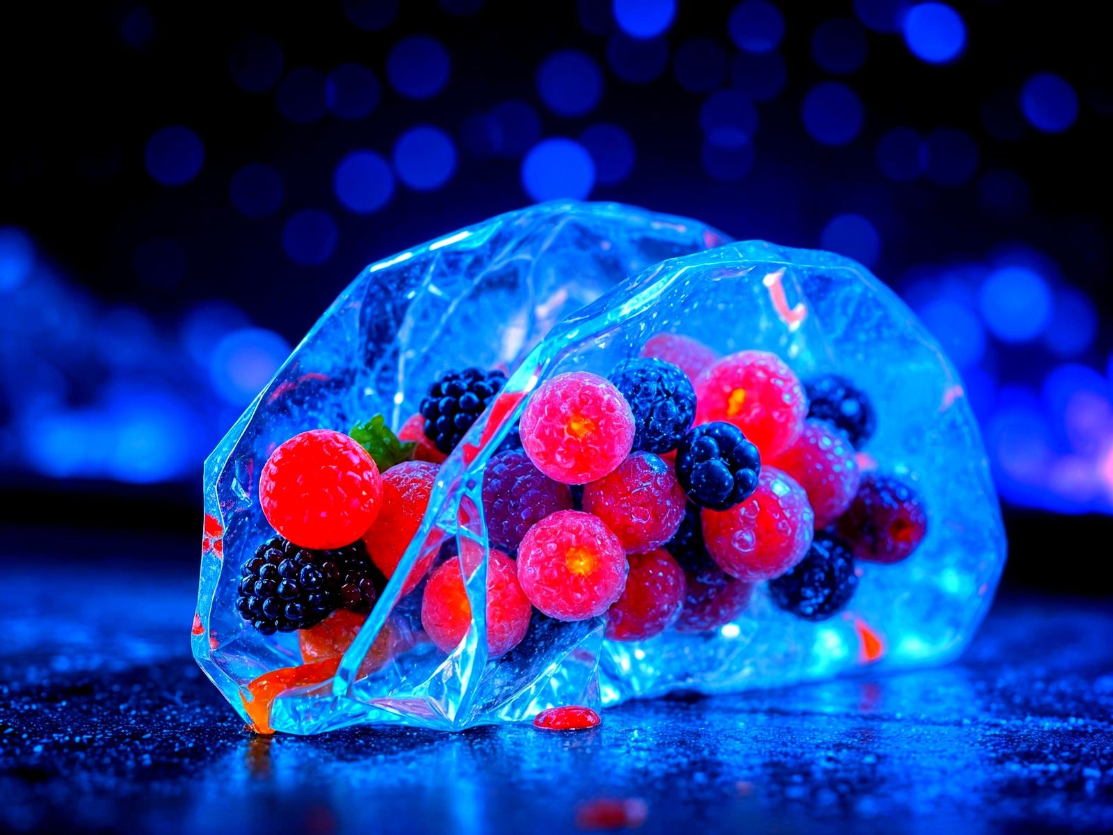 berry boba ice taco  by @lawrencelot