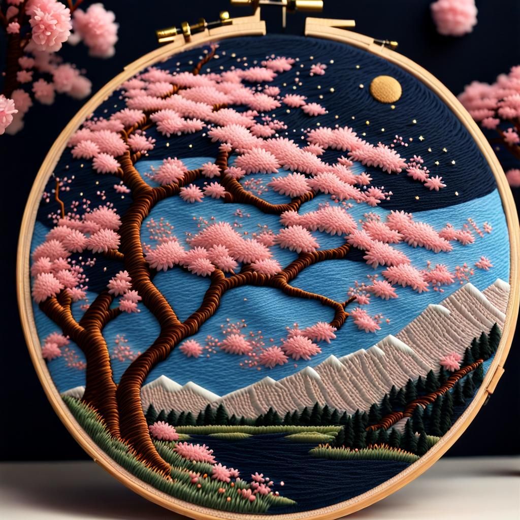 Sakura Nights II  by @Kitty Blacksmith