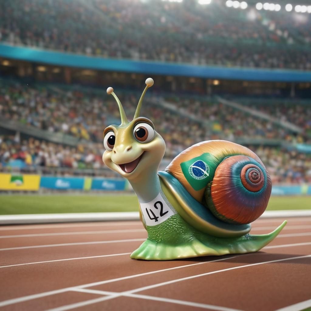Olympic 1 Meter Snail Sprint Marathon  - Results in 10 hours