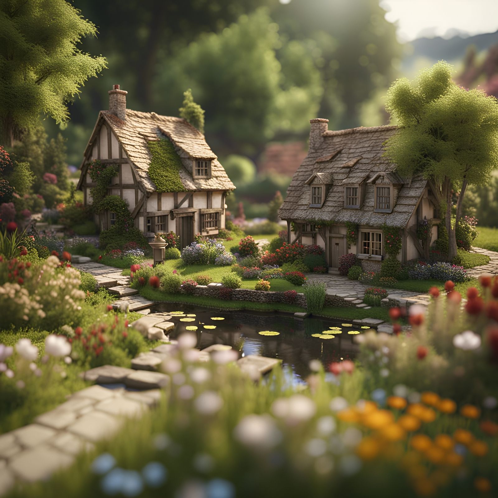 Old english village  by @Lukasz