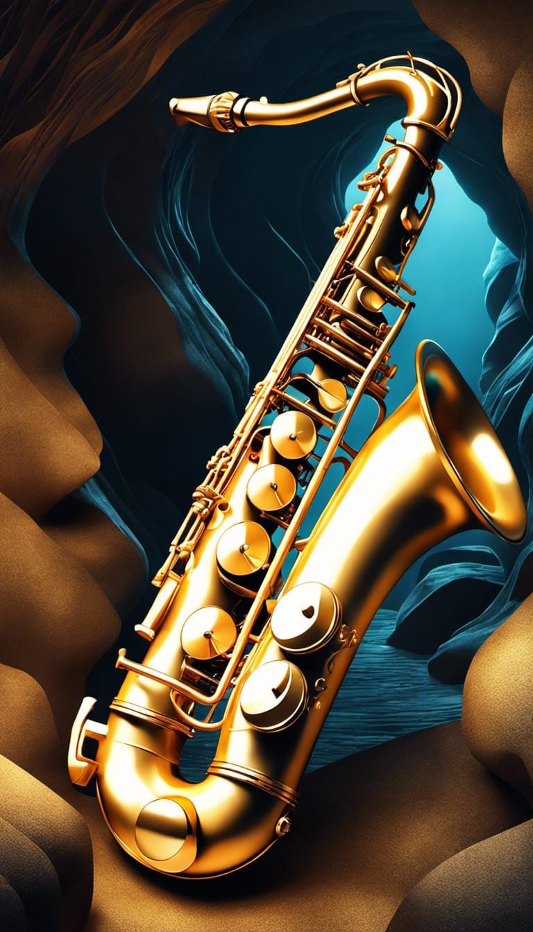 The Journey of the Saxophone AI Generated Artwork NightCafe Creator