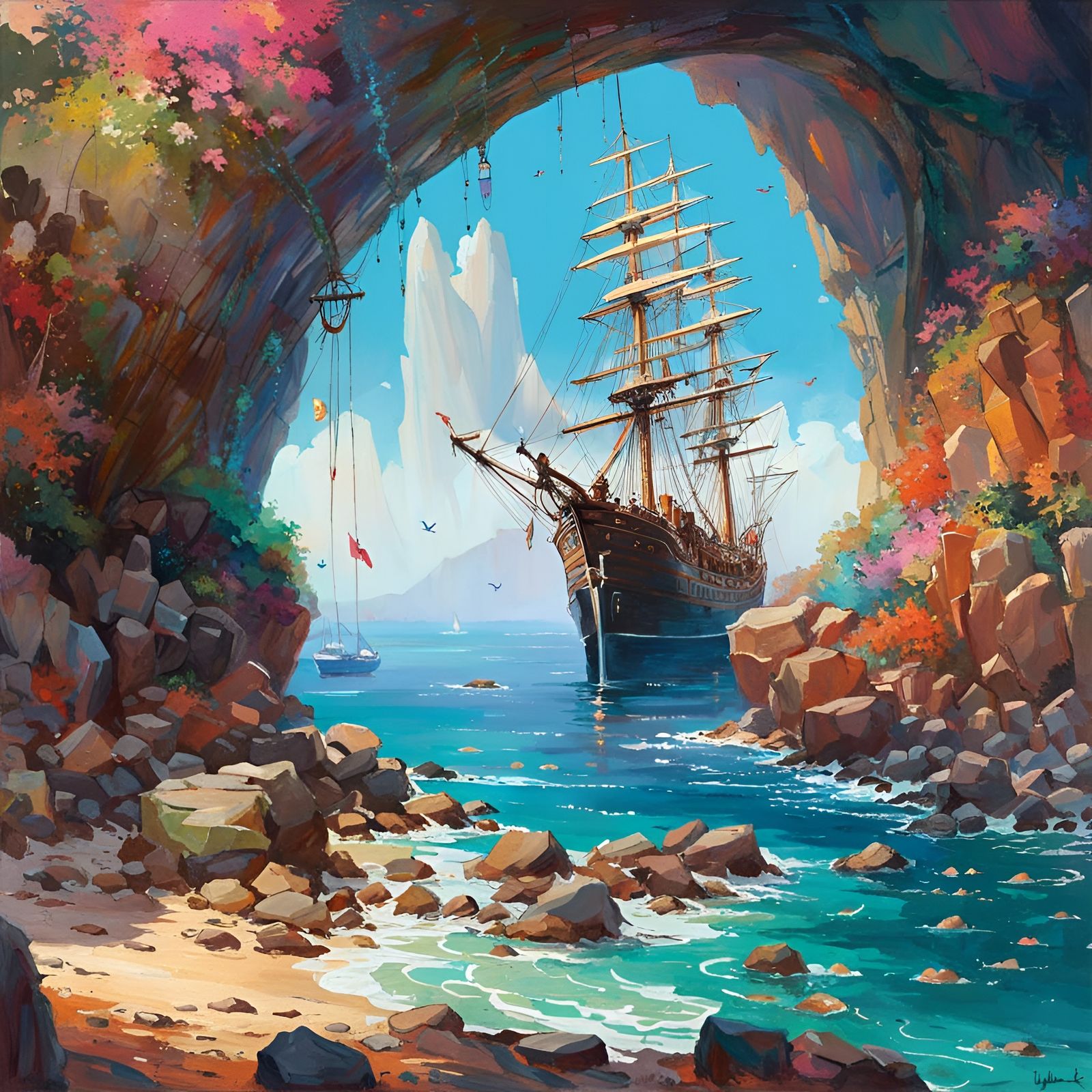 Arriving at Cliffside Cove  by @Kle00