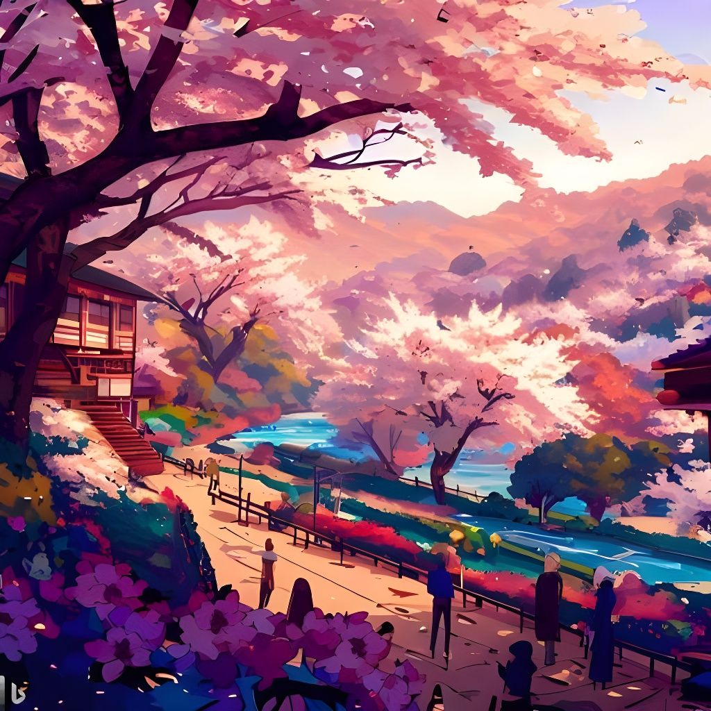 Summer In Japan. - AI Generated Artwork - NightCafe Creator