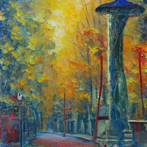 Warring States Coins as Impasto Oil Painting