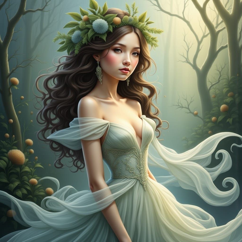 <lora:MrsH Enchanted:1.0> By jasmine Beckett griffith, Anna dittman , masterpiece 