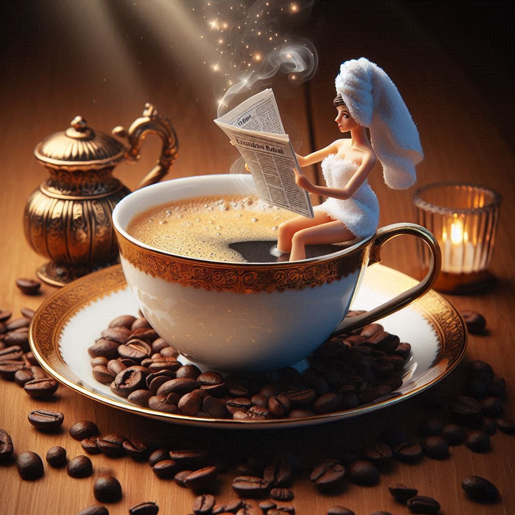 Morning Magic in a Cup  by @Pavel