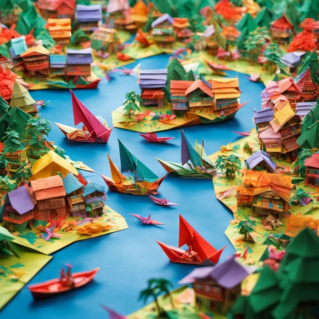 Origami Harbor  by @Totally4Ryo