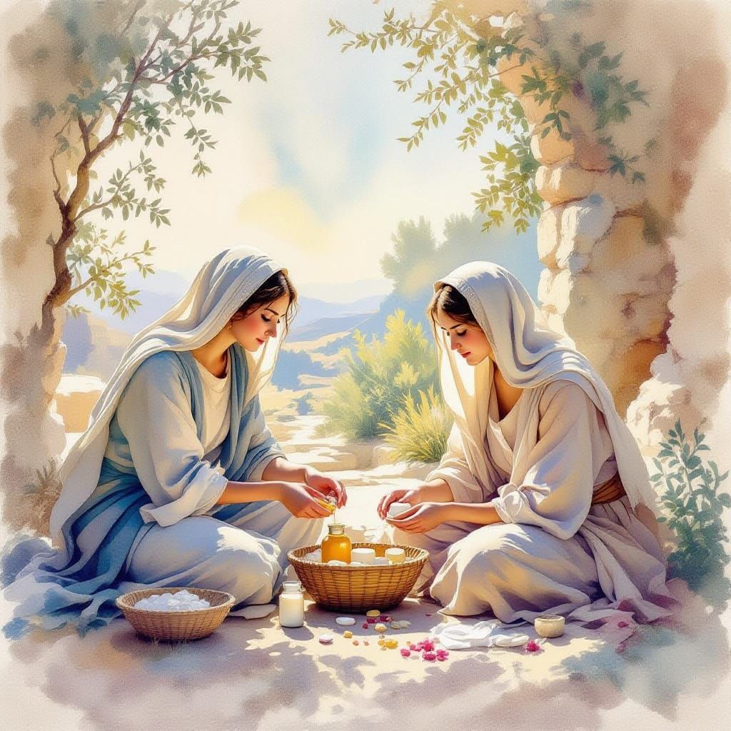 "And they returned, and prepared spices and ointments; and rested the sabbath day according to the commandment."  - Luke...