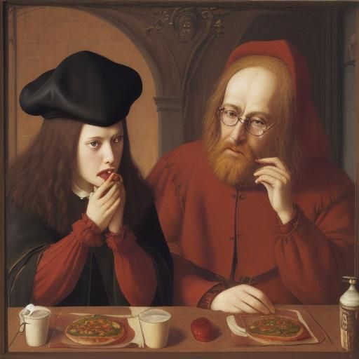 Oh, you old marabout, why did you eat fast food? 
By Jan van...