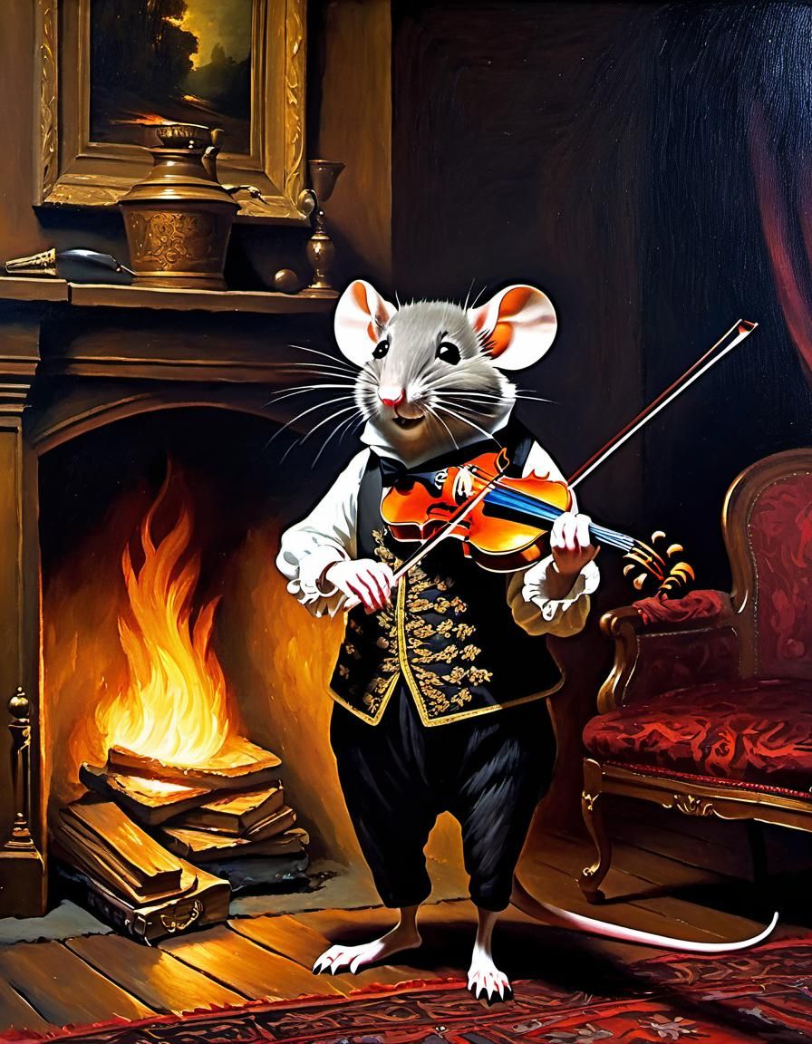 Mouse and violin 06
