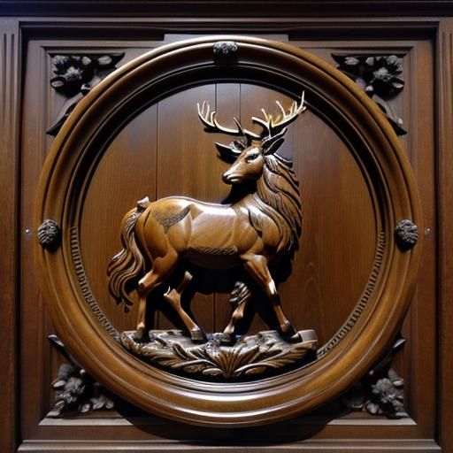 Tribute to Grinling Gibbons, master of the woodcarver's art.