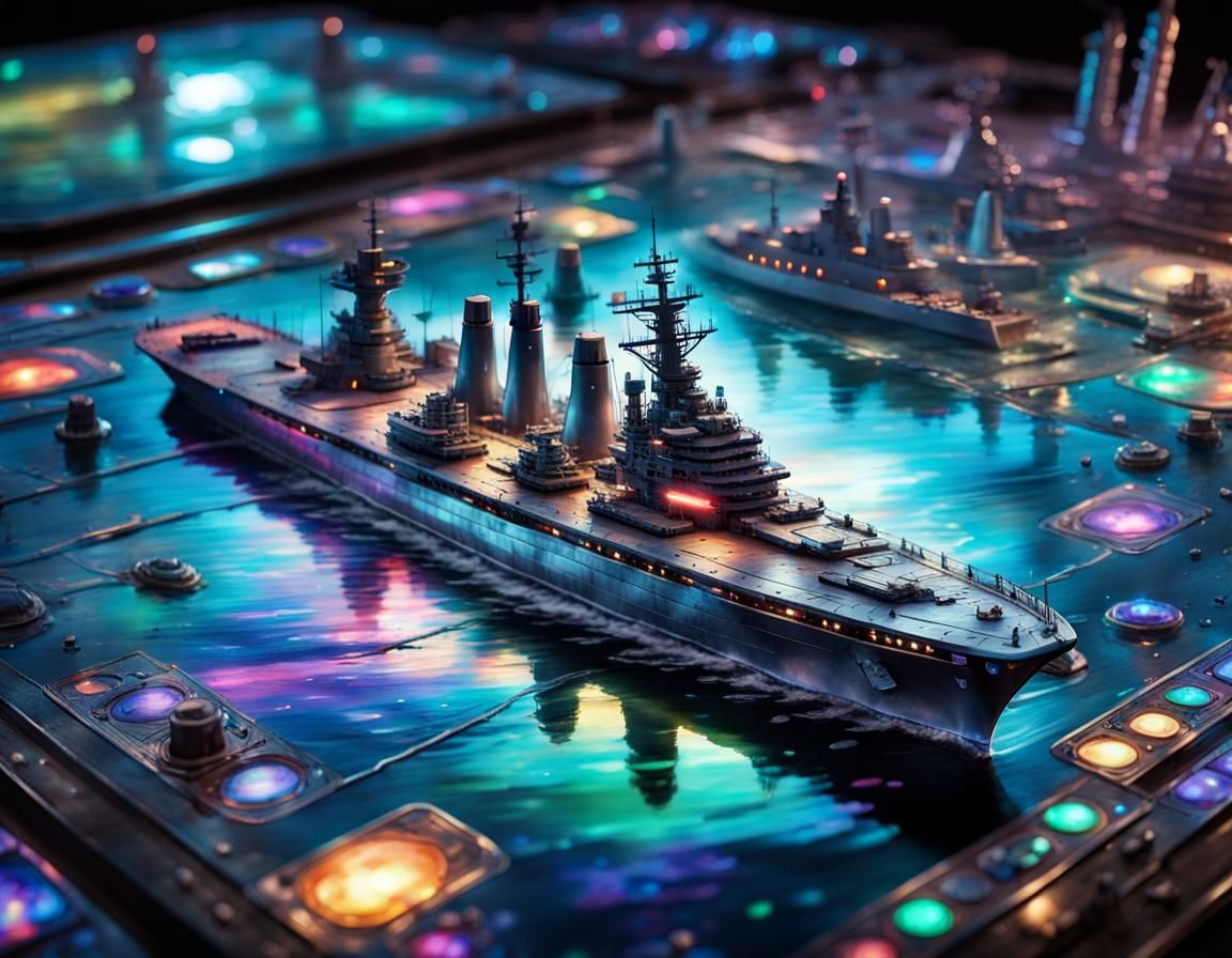 On my way to sink your battleship~  by @IndiCat